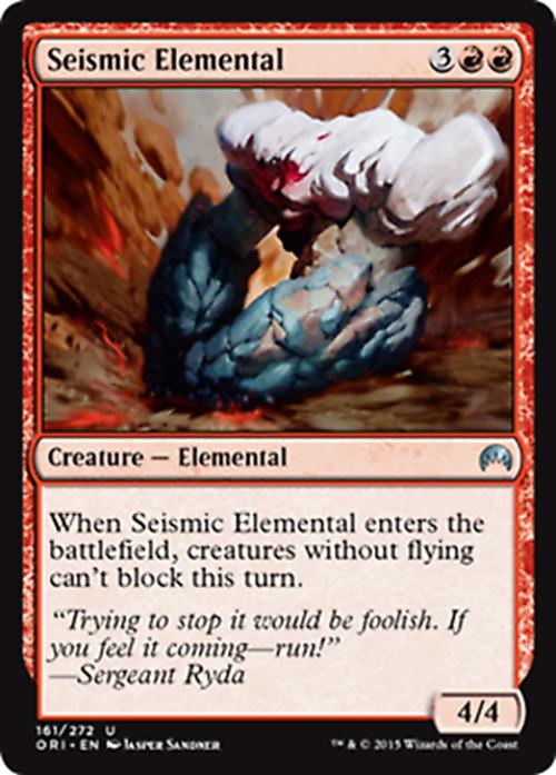 Seismic Elemental Origins - MTG