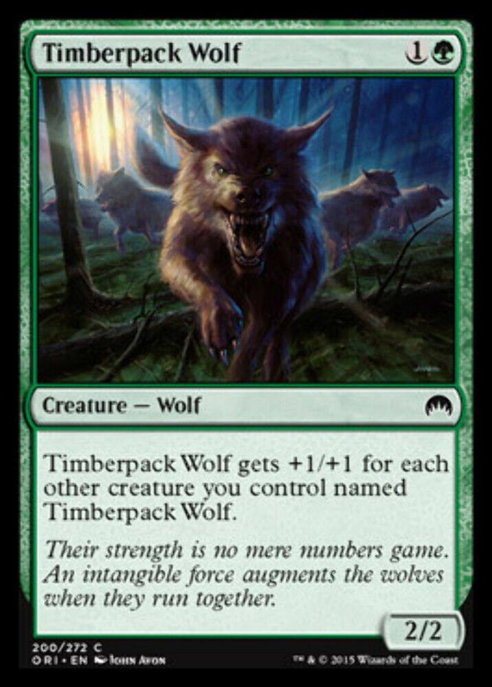 Timberpack Wolf Origins - MTG