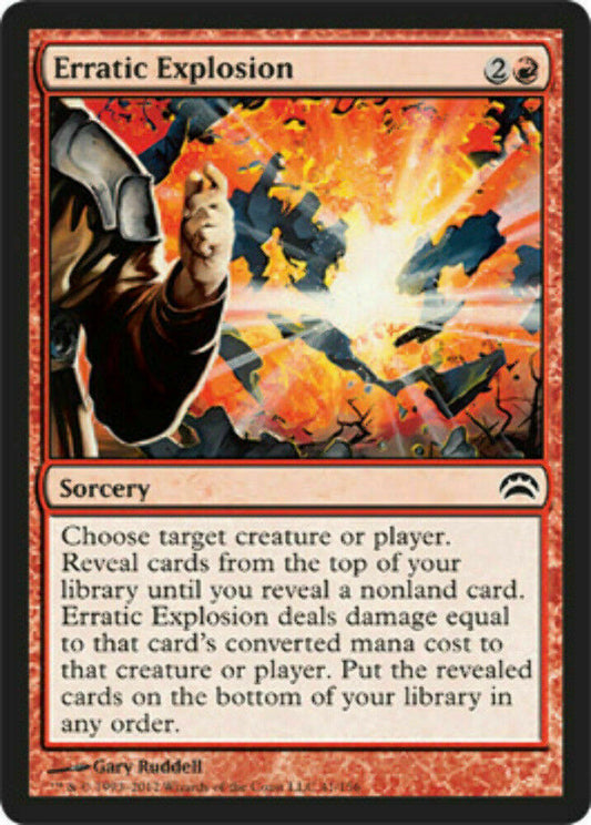 Erratic Explosion Planechase 2012 - MTG