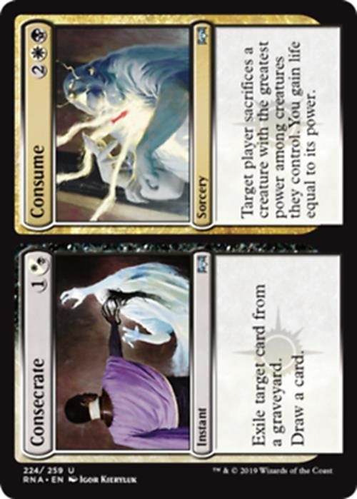 Consecrate // Consume Ravnica Allegiance - MTG