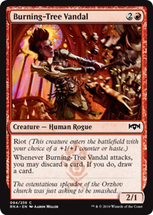 Burning-Tree Vandal Ravnica Allegiance - MTG