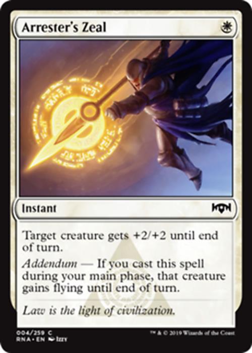 Arrester's Zeal Ravnica Allegiance - MTG