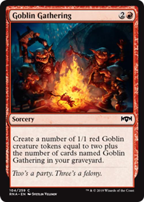 Goblin Gathering Ravnica Allegiance - MTG