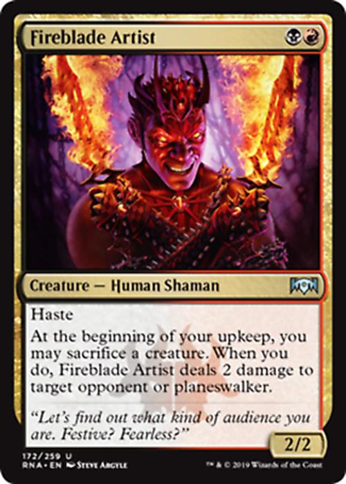 Fireblade Artist Ravnica Allegiance - MTG