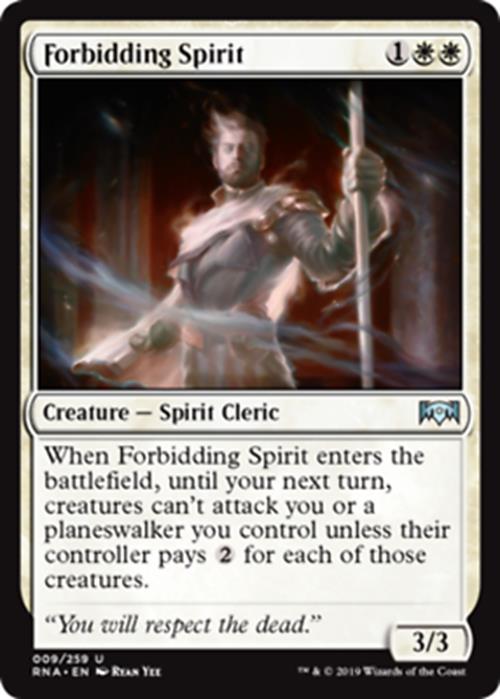 Forbidding Spirit Ravnica Allegiance - MTG