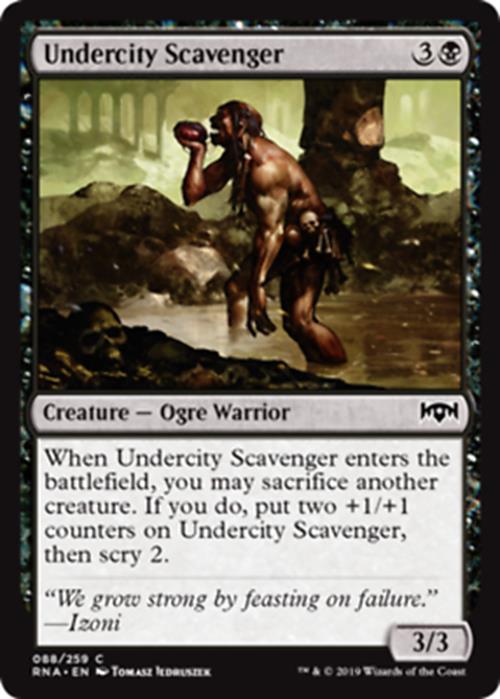 Undercity Scavenger Ravnica Allegiance - MTG