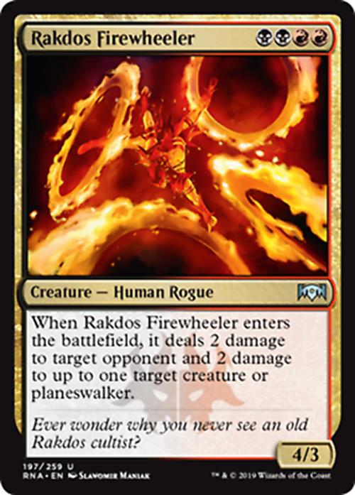 Rakdos Firewheeler Ravnica Allegiance - MTG