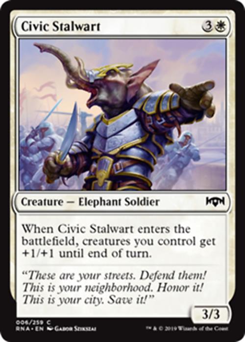 Civic Stalwart Ravnica Allegiance - MTG