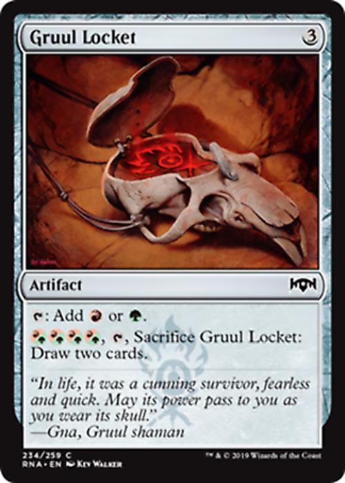Gruul Locket Ravnica Allegiance - MTG