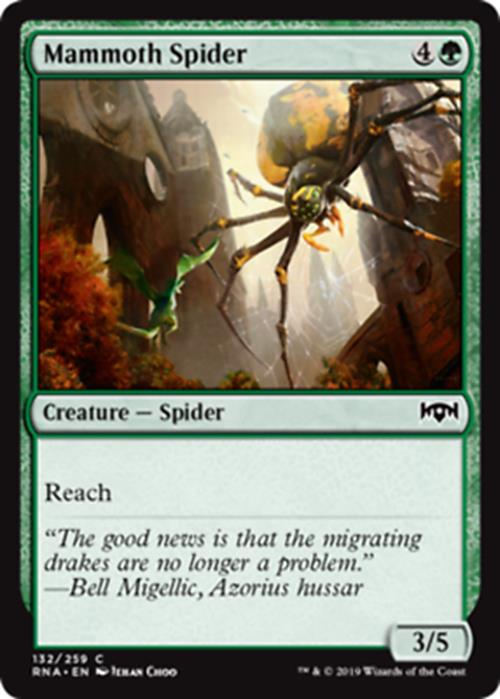 Mammoth Spider Ravnica Allegiance - MTG