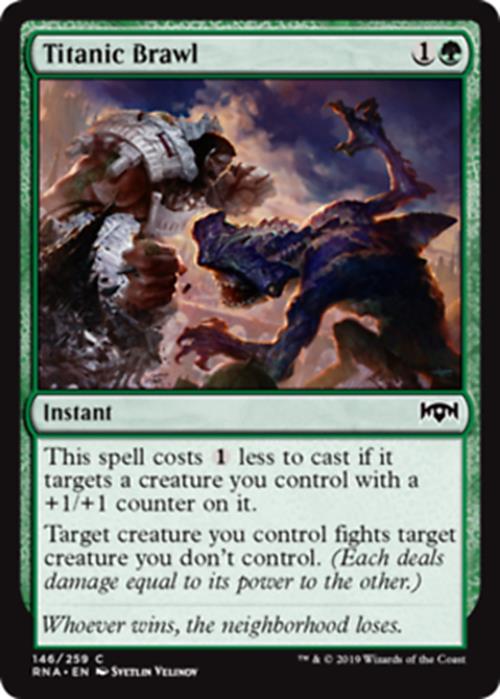 Titanic Brawl Ravnica Allegiance - MTG