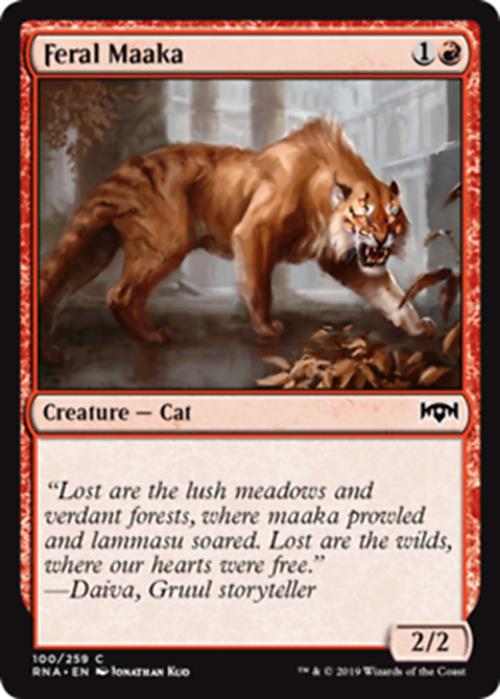Feral Maaka Ravnica Allegiance - MTG