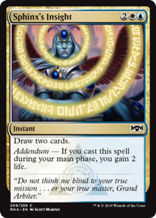 Sphinx's Insight Ravnica Allegiance - MTG