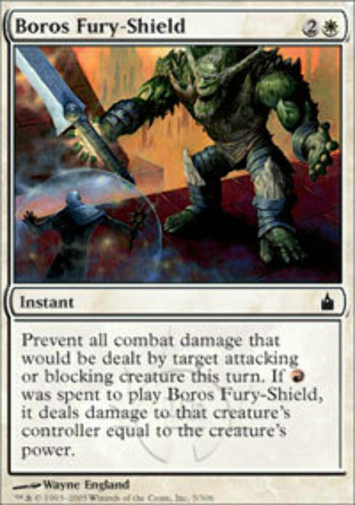 Boros Fury-Shield - Ravnica City of Guilds - MTG