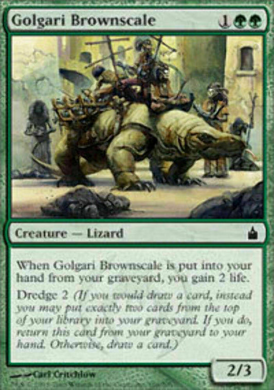 Golgari Brownscale - Ravnica City of Guilds - MTG