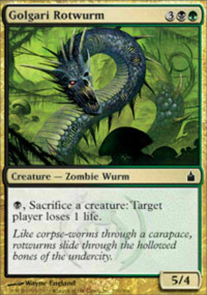 Golgari Rotwurm - Ravnica City of Guilds - MTG
