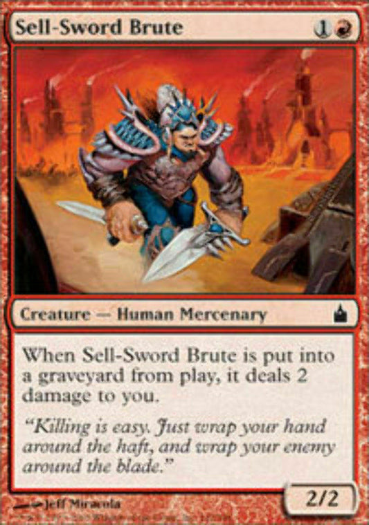 Sell-Sword Brute - Ravnica City of Guilds - MTG