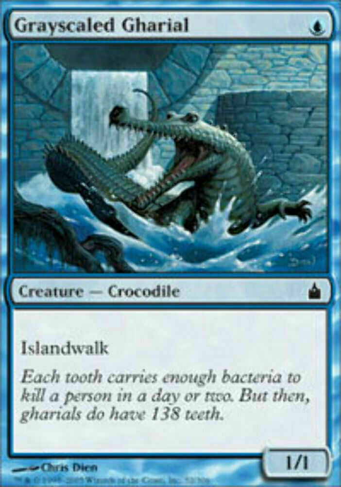 Grayscaled Gharial - Ravnica City of Guilds - MTG