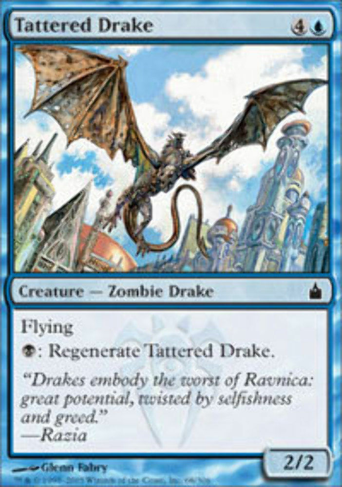 Tattered Drake - Ravnica City of Guilds - MTG