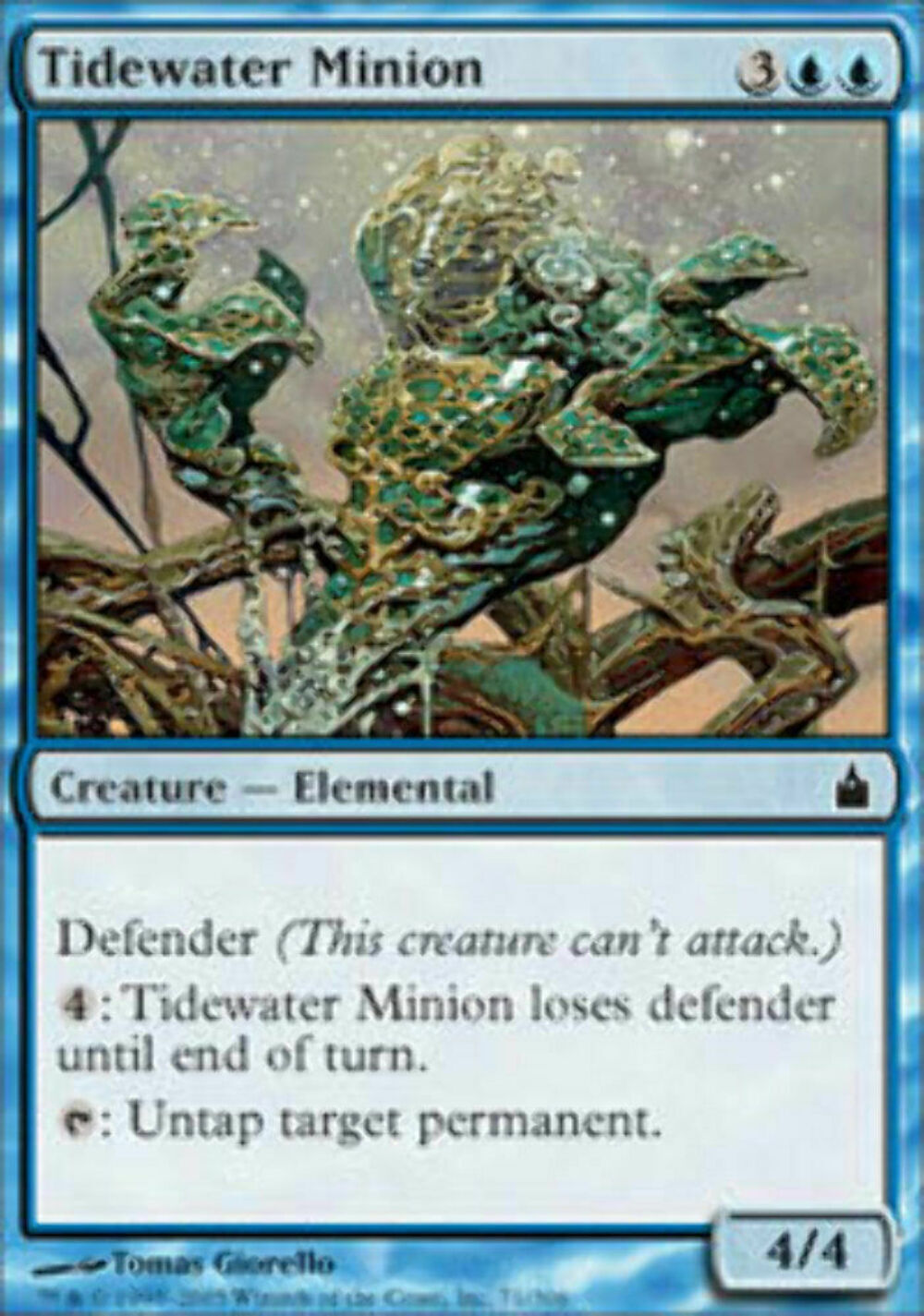 Tidewater Minion - Ravnica City of Guilds - MTG