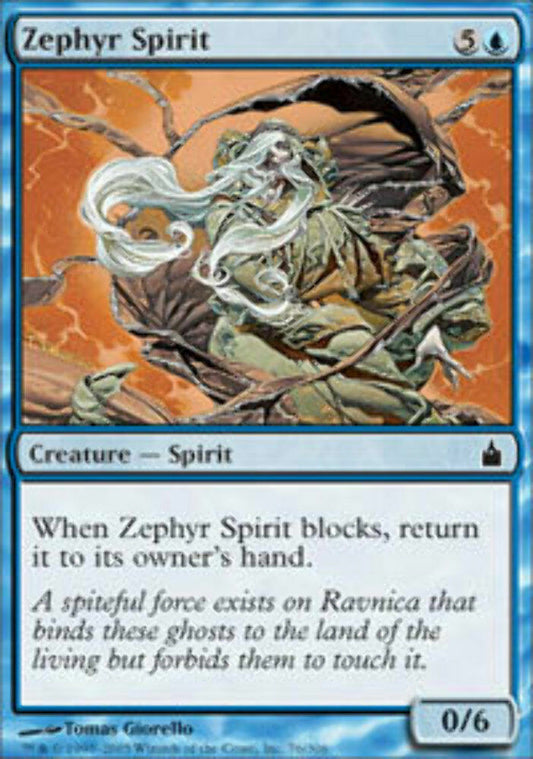 Zephyr Spirit - Ravnica City of Guilds - MTG