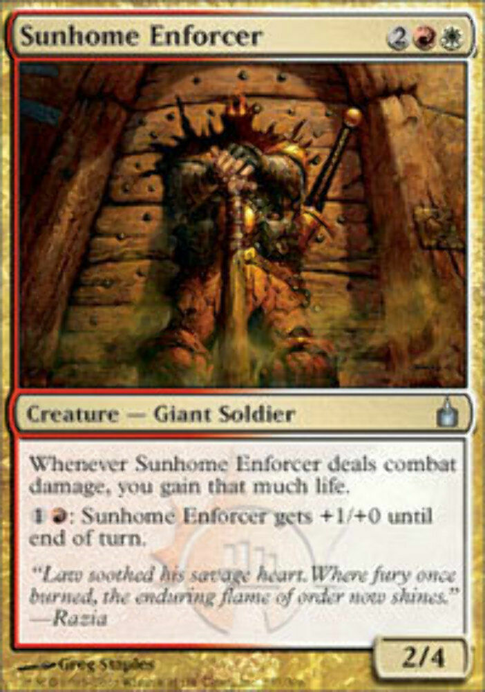 Sunhome Enforcer - Ravnica City of Guilds - MTG