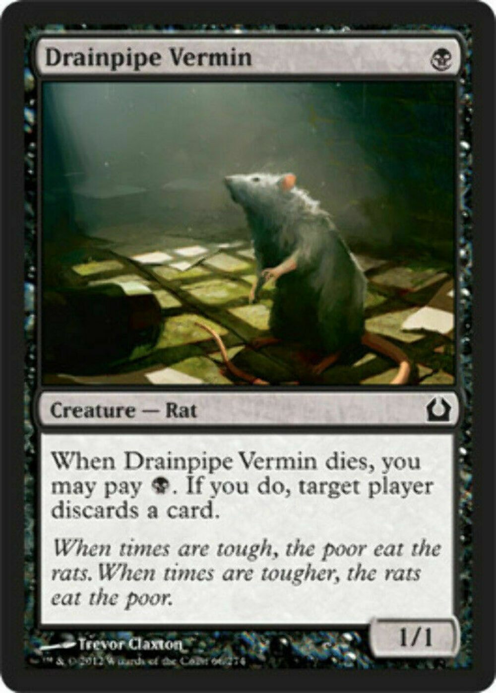 Drainpipe Vermin Return to Ravnica - MTG