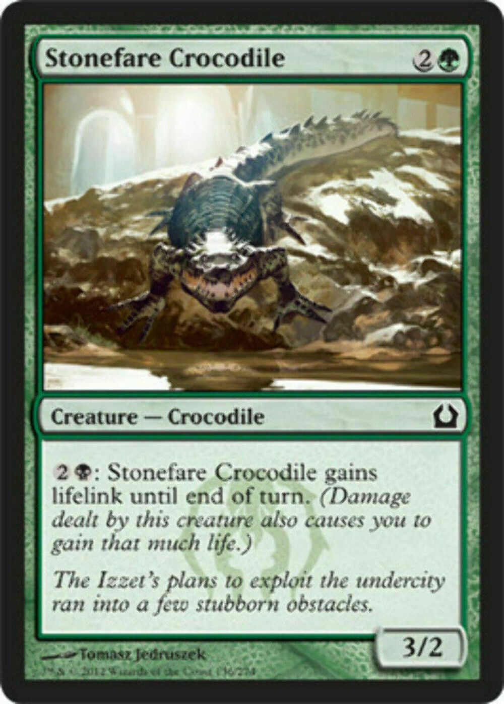 Stonefare Crocodile Return to Ravnica - MTG