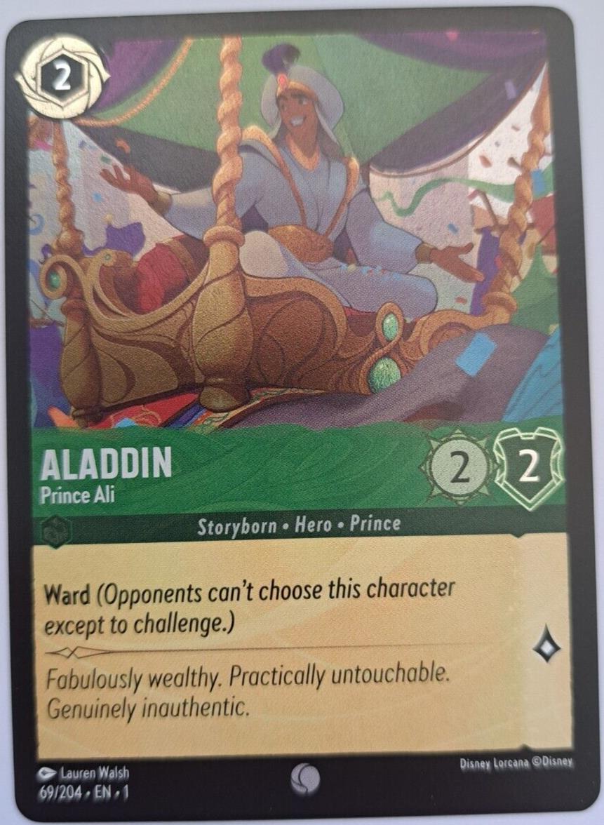 Aladdin - Prince Ali - Foil - 69/204 - Lorcana The First Chapter