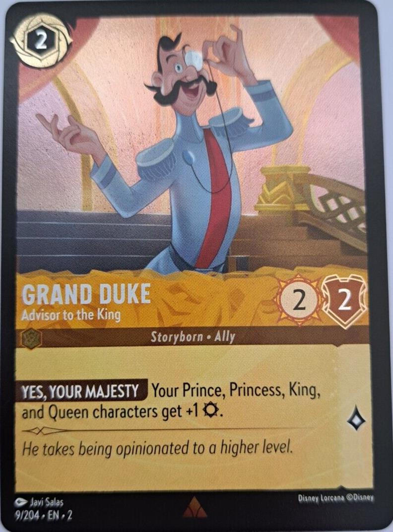 Grand Duke - Advisor to the King - Foil - 9/204 - Lorcana Rise of the Floodborn