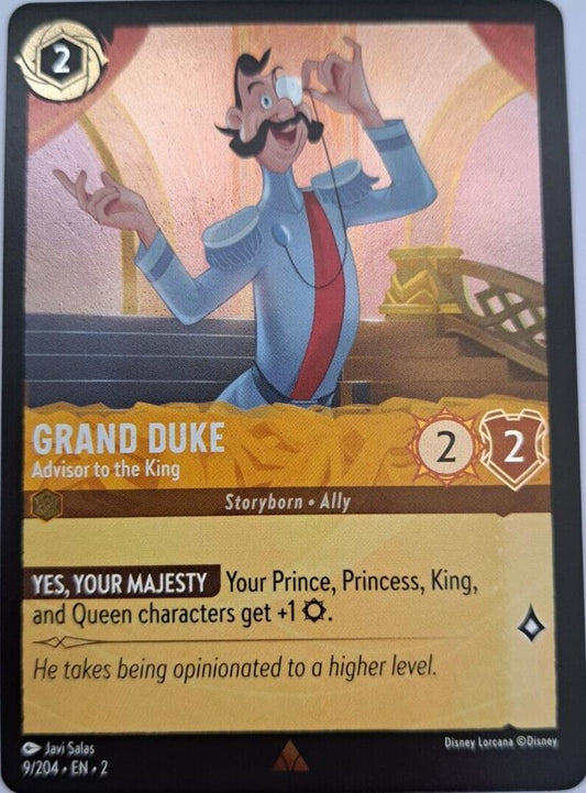 Grand Duke - Advisor to the King - Foil - 9/204 - Lorcana Rise of the Floodborn