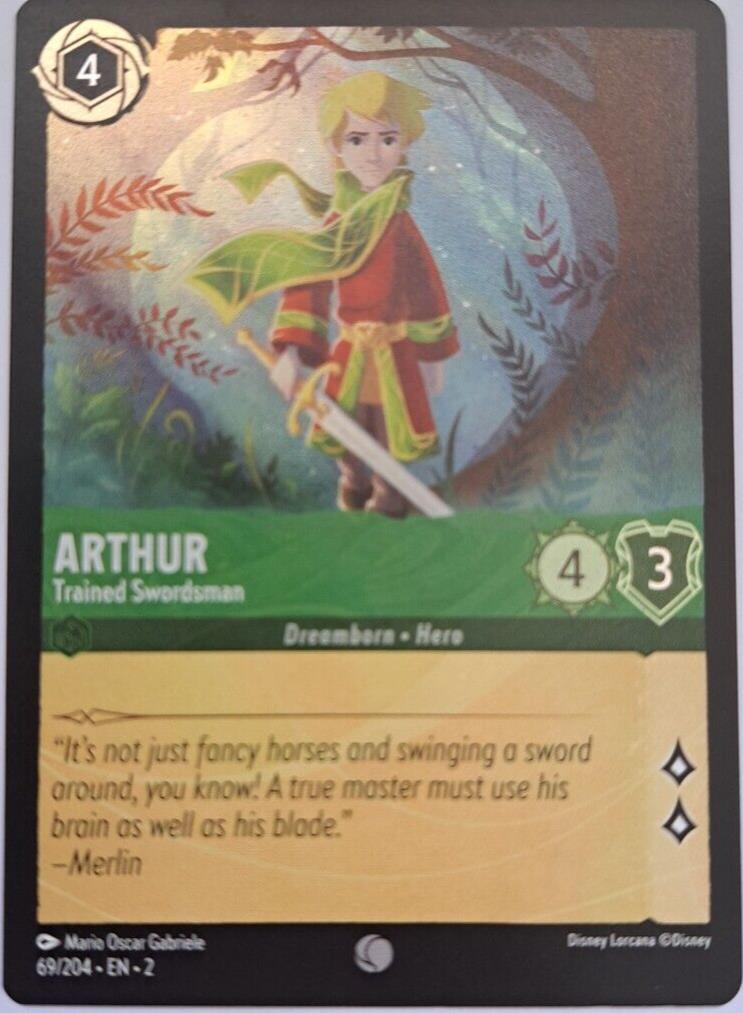 Arthur - Trained Swordsman - Foil - 69/204 - Rise of the Floodborn