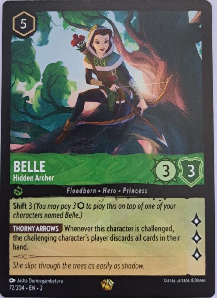Belle - Hidden Archer - Non Foil - 70/204 - Rise of the Floodborn