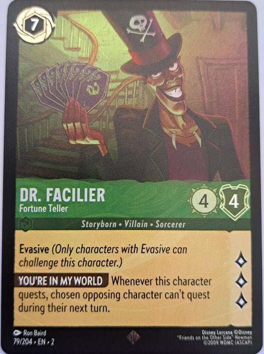 Dr. Facilier - Fortune Teller - Foil - 79/204 - Lorcana Rise of the Floodborn