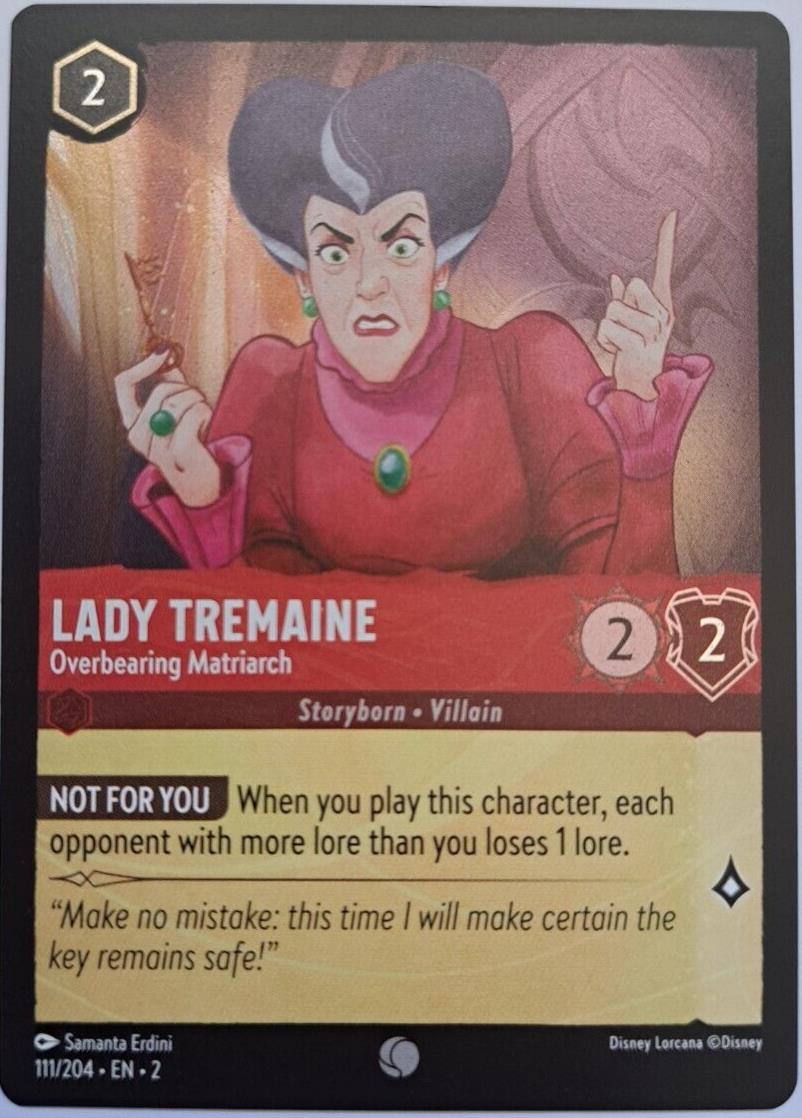 Lady Tremaine - Overbearing Matriarc - Foil - 111/204 - Rise of the Floodborn