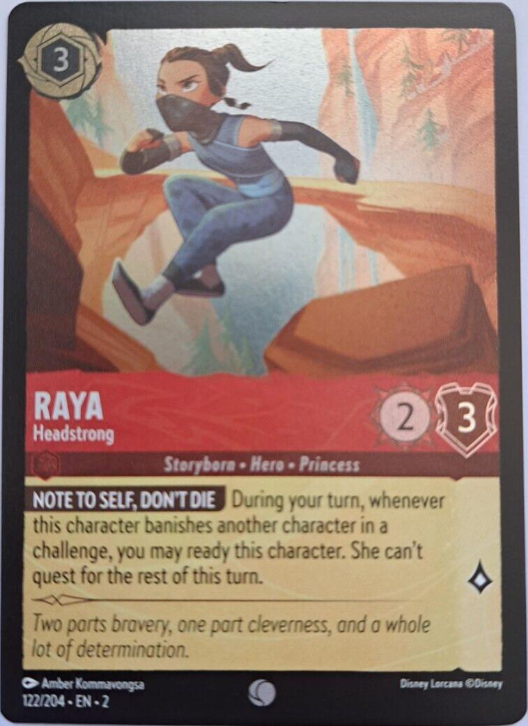 Raya - Headstrong - Foil - 122/204 - Rise of the Floodborn