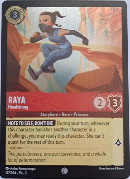Raya - Headstrong - Foil - 122/204 - Rise of the Floodborn