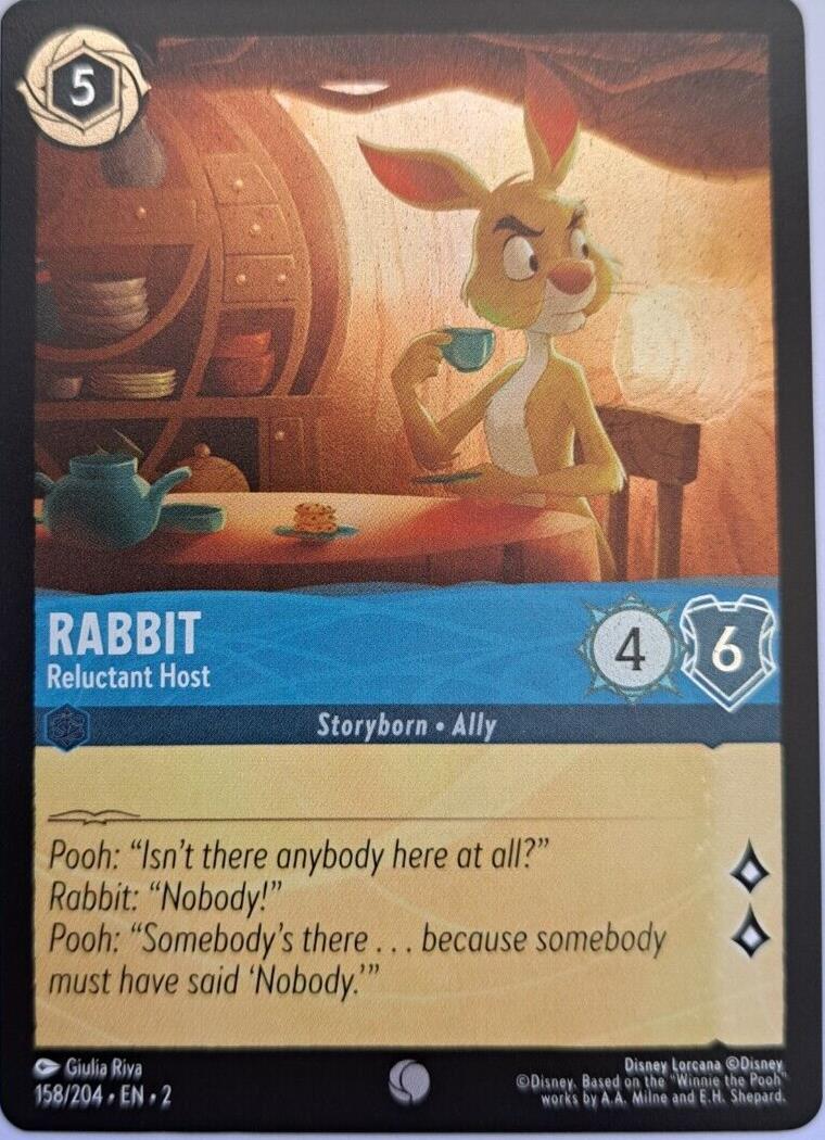 Rabbit - Reluctant Host - Foil - 158/204 - Rise of the Floodborn