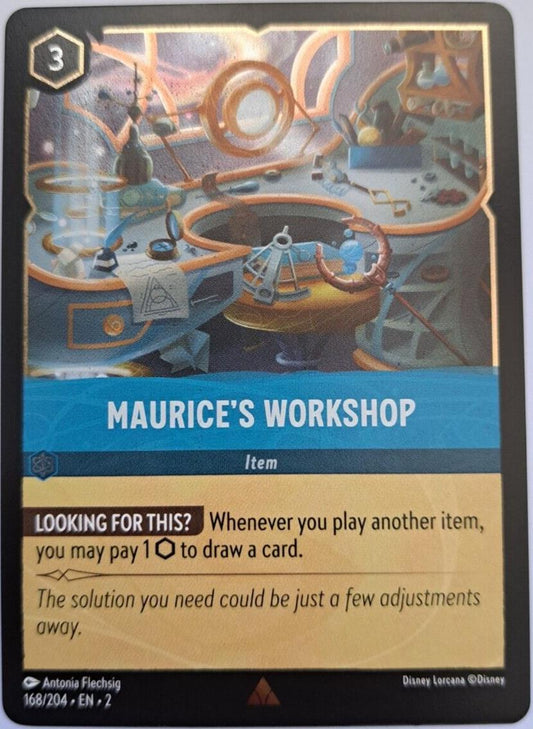 Maurice's Workshop - Foil - 168/204 - Lorcana Rise of the Floodborn