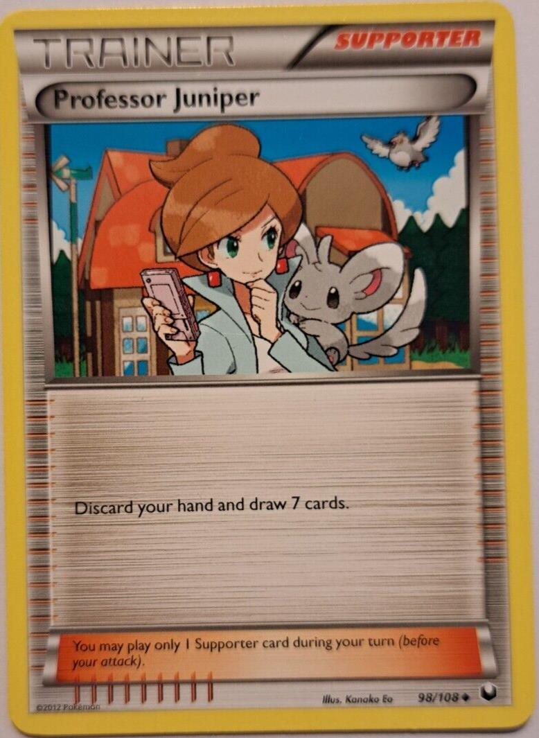 Professor Juniper Trainer - 98/108 - Uncommon - Pokemon Dark Explorers