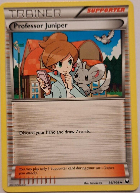 Professor Juniper Trainer - 98/108 - Uncommon - Pokemon Dark Explorers