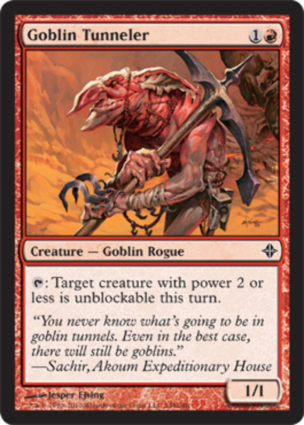 Goblin Tunneler Rise of the Eldrazi - MTG