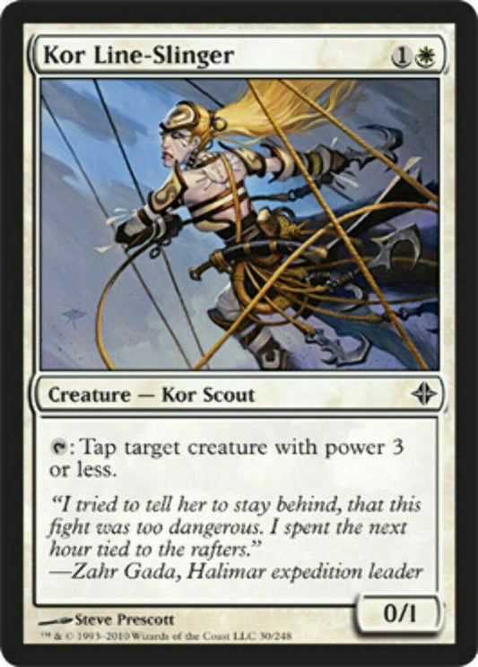 Kor Line-Slinger Rise of the Eldrazi - MTG