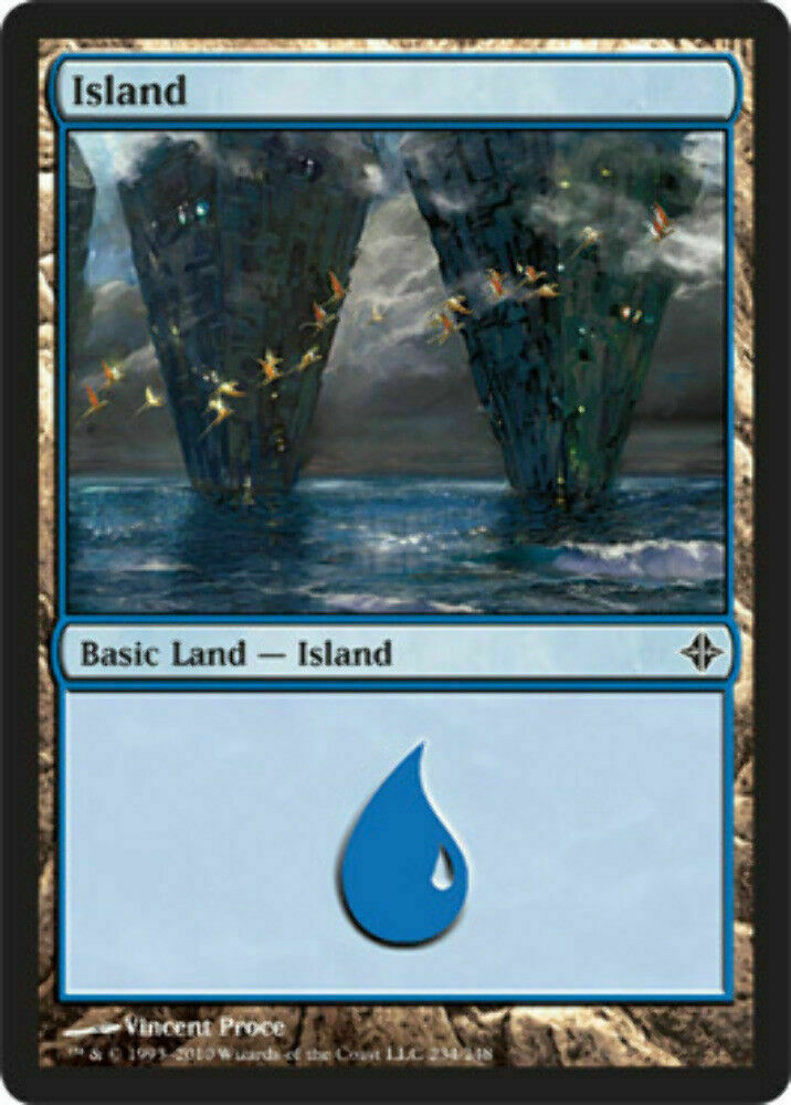 Island (234) Rise of the Eldrazi - MTG