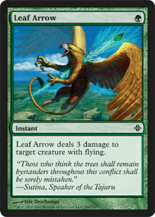 Leaf Arrow Rise of the Eldrazi - MTG