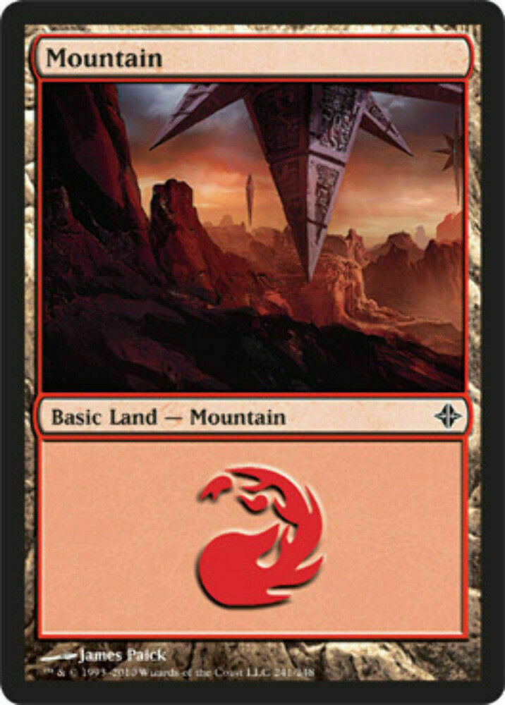 Mountain (241) Rise of the Eldrazi - MTG
