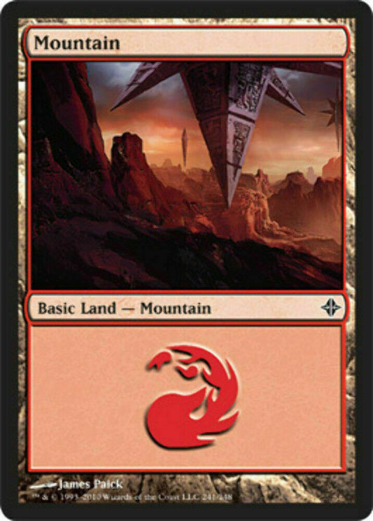 Mountain (241) Rise of the Eldrazi - MTG