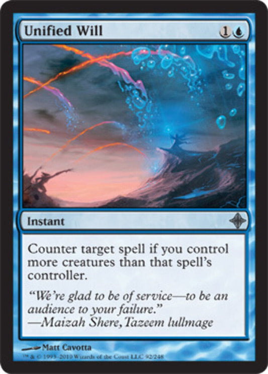 Unified Will Rise of the Eldrazi - MTG