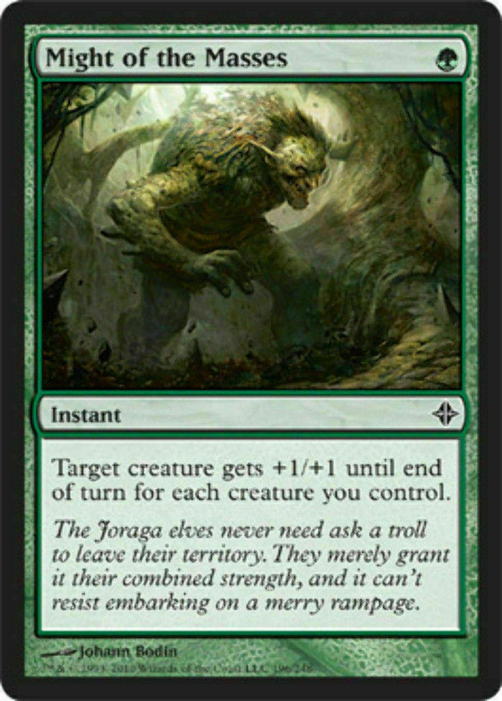 Might of the Masses Rise of the Eldrazi - MTG
