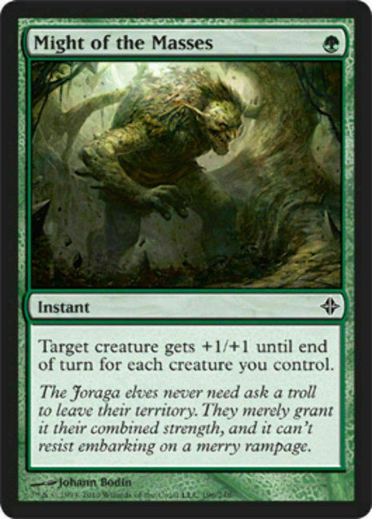 Might of the Masses Rise of the Eldrazi - MTG